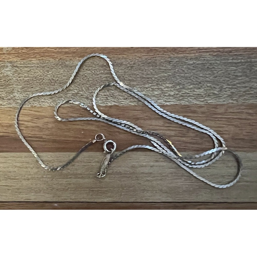 Napier Silver tone Necklace  22" Chain Vintage‎